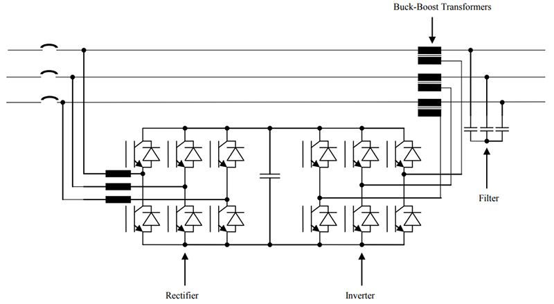 Detailed Block Diagram of Static Voltage Stabilizer